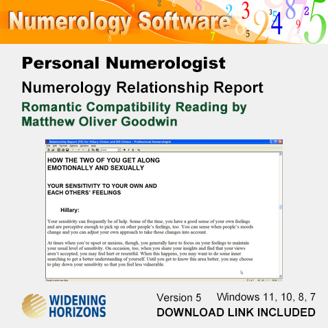 Personal Numerologist: Numerology Compatibility Report