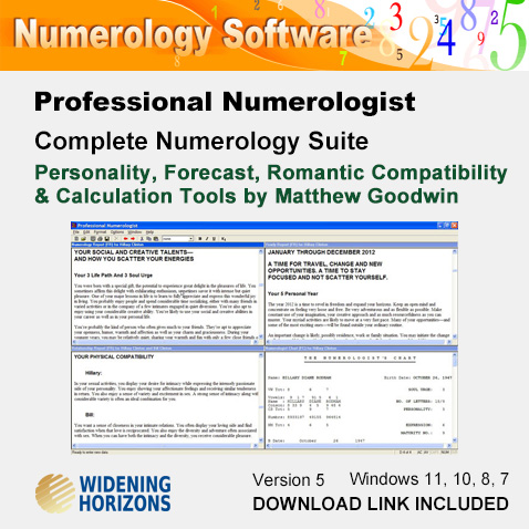 Professional Numerologist: Numerology Report